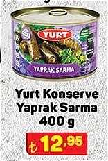 A101 Yurt Konserve Yaprak Sarma 400 g