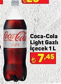 Coca Cola Light Gazlı İçecek 1 l image