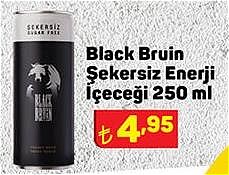 A101 Black Bruin Şekersiz Enerji İçeceği 250 ml