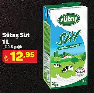 Sütaş Süt 1 l image