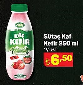 Sütaş Kaf Kefir 250 ml Çilekli image