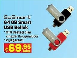 GoSmart 64 GB Smart USB Bellek image