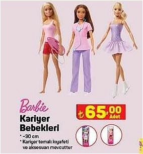 Barbie Kariyer Bebekleri 30 cm image