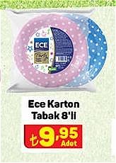 Ece Karton Tabak 8'li image