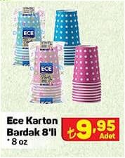 Ece Karton Bardak 8'li 8 Oz image