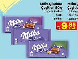 Milka Çikolata Çeşitleri 80 g image