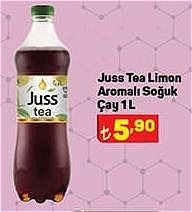 Juss Tea Limon Aromalı Soğuk Çay 1 L image