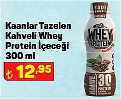 Kaanlar Tazelen Kahveli Whey Protein İçeceği 300 ml image