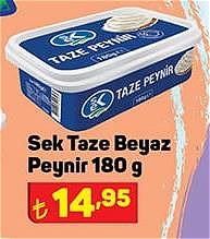 Sek Taze Beyaz Peynir 180 g image