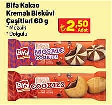 Bifa Kakao Kremalı Bisküvi Çeşitleri 60 g image