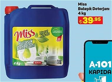 Miss Bulaşık Deterjanı 4 kg image