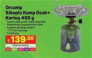 Orcamp Siboplu Kamp Ocak + Kartuş 450 g image