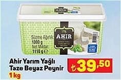 Ahir Yarım Yağlı Taze Beyaz Peynir 1 kg image