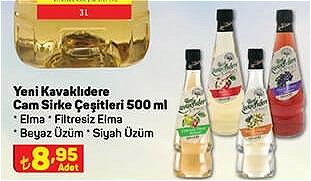 Yeni Kavaklıdere Cam Sirke Çeşitleri 500 ml image