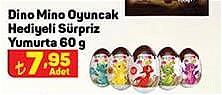 Dino Mino Oyuncak Hediyeli Sürpriz Yumurta 60 g image