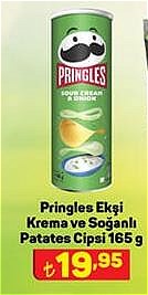 Pringles Ekşi Krema ve Soğanlı Patates Cipsi 165 g image