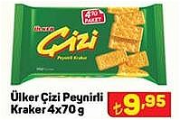 Ülker Çizi Peynirli Kraker 4x70 g image