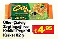 Ülker Çiziviç Zeytinyağlı ve Kekikli Peynirli Kraker 82 g image