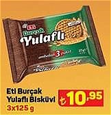 Eti Burçak Yulaflı Bisküvi 3x125 g image