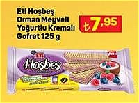 Eti Hoşbeş Orman Meyveli Yoğurtlu Kremalı Gofret 125 g image