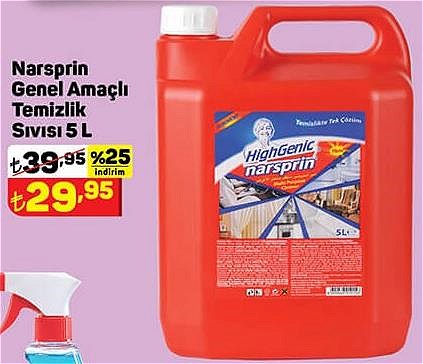 Narsprin Genel Amaçlı Temizlik Sıvısı 5 l image