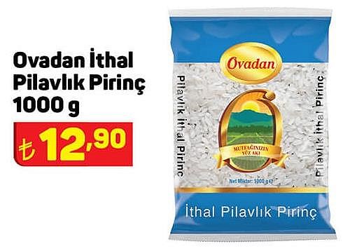 Ovadan İthal Pilavlık Pirinç 1000 g image