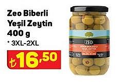 Zeo Biberli Yeşil Zeytin 400 g 3XL-2XL image