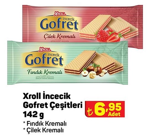 Xroll İncecik Gofret Çeşitleri 142 g image