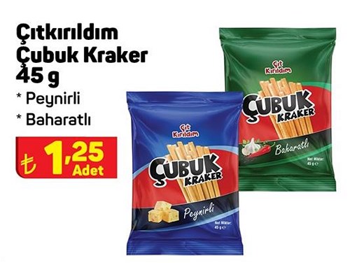 Çıtkırıldım Çubuk Kraker 45 g image