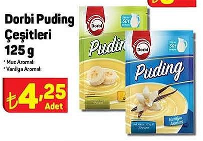 Dorbi Puding Çeşitleri 125 g image