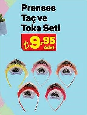 Prenses Taç ve Toka Seti image