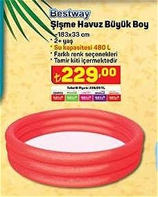 Bestway Şişme Havuz Büyük Boy 183x33 cm image