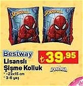 Bestway Lisanslı Şişme Kolluk 23x15 cm Spider-Man image