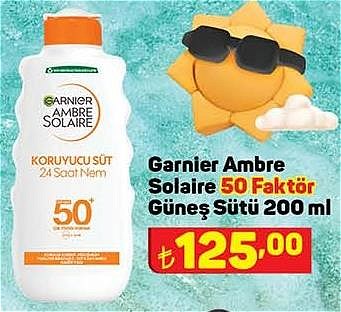 Garnier Ambre Solaire 50 Faktör Güneş Sütü 200 ml image