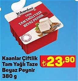 Kaanlar Çiftlik Tam Yağlı Taze Beyaz Peynir 380 g image