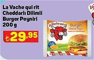 La Vache Qui Rit Cheddarlı Dilimli Burger Peyniri 200 g image