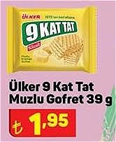 Ülker 9 Kat Tat Muzlu Gofret 39 g image