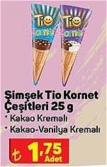 Şimşek Tio Kornet Çeşitleri 25 g image