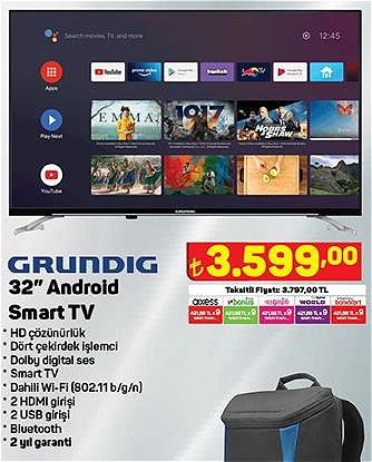 Grundig 32 inç Android Smart TV image