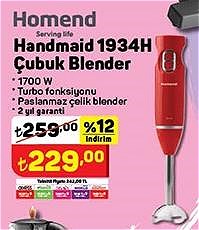 Homend Handmaid 1934H Çubuk Blender 1700 W image