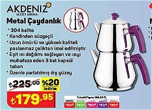 Akdeniz Metal Çaydanlık image