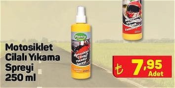 Plenty Motosiklet Cilalı Yıkama Spreyi 250 ml image