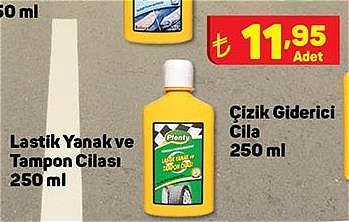 Plenty Lastik Yanak ve Tampon Cilası 250 ml image