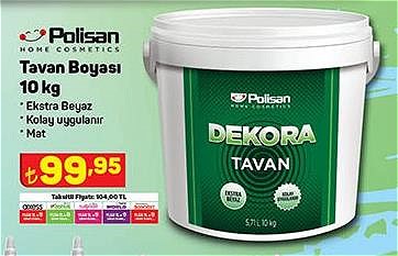 Polisan Tavan Boyası 10 kg image