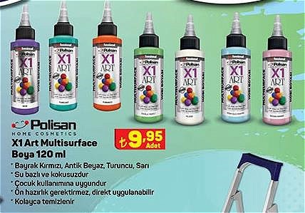 Polisan X1 Art Multisurface Boya 120 ml image