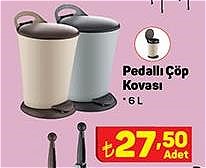 Pedallı Çöp Kovası 6 l image