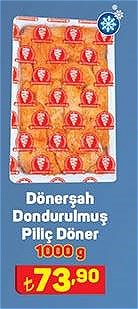 Dönerşah Dondurulmuş Piliç Döner 1000 g image