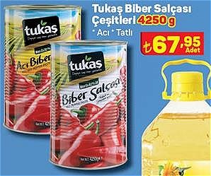 Tukaş Biber Salçası Çeşitleri 4250 g image