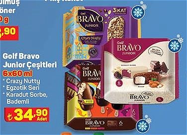 Golf Bravo Junior Çeşitleri 6x60 ml image