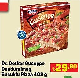 Dr. Oetker Guseppe Dondurulmuş Sucuklu Pizza 402 g image